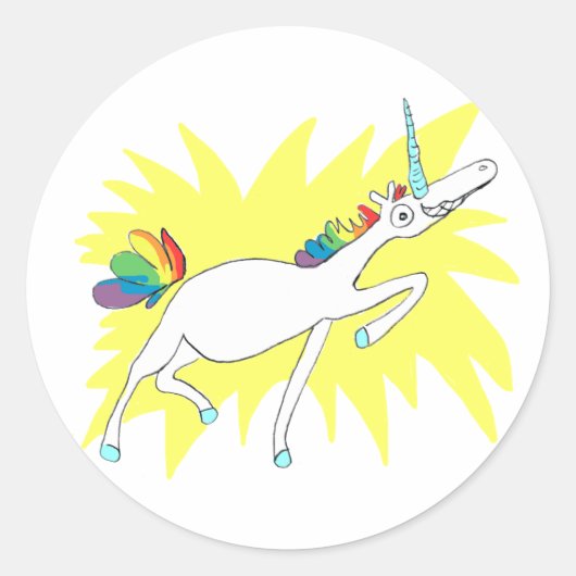 Unicorn Sticker (Voorkant)