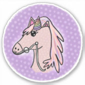 Unicorn Sticker (Voorkant)