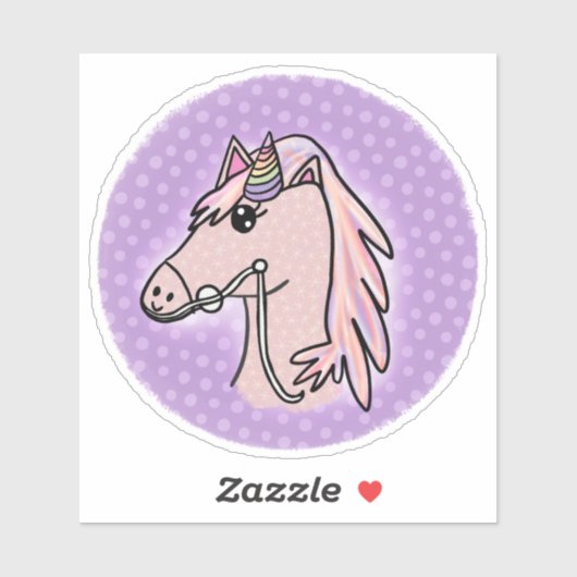 Unicorn Sticker (Vel)