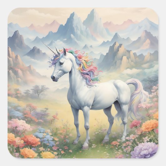 Unicorn Sticker (Voorkant)
