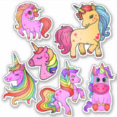 Unicorn sticker verpakking (Voorkant)
