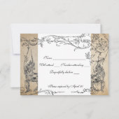 Unicorn Storybook rsvp avec enveloppes (Devant)