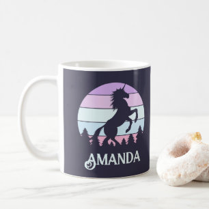 Unicorn Sunset Mug personnalisée