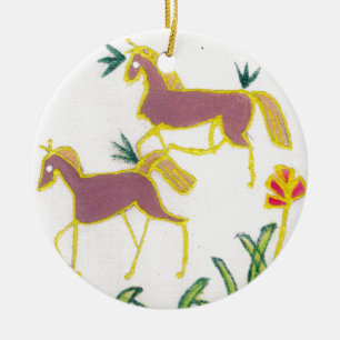 Unicorn Sunshine Keramisch Ornament