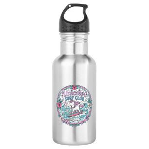 Unicorn Surf Club Speelse Shirt Grafiek_1 Waterfles