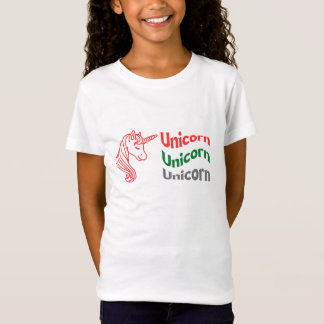 Unicorn T-shirt voor meisjes.