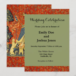 Unicorn Tapestries Lady Legend Myth Medieval Art Kaart