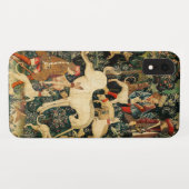 Unicorn Tapestries middeleeuwse klassieker verdedi Case-Mate iPhone Case (Achterkant (horizontaal))