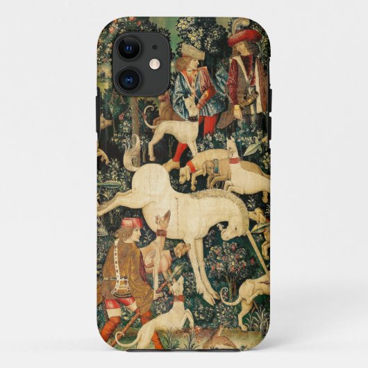Unicorn Tapestries middeleeuwse klassieker verdedi Case-Mate iPhone Case (Achterkant)