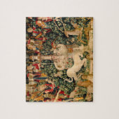 Unicorn Tapestries vond Legend Myth Medieval Art Legpuzzel (Verticaal)