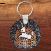 Unicorn Tapestry #7 sleutelhanger (Voorkant)