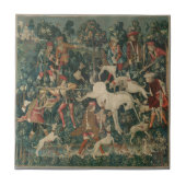 Unicorn Tapestry Tegeltje (Voorkant)