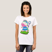 Unicorn Tennis Tennis racket T-shirt (Voorkant volledig)