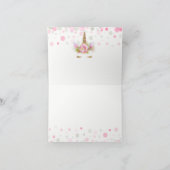 Unicorn Thank You Cartes (Intérieur)