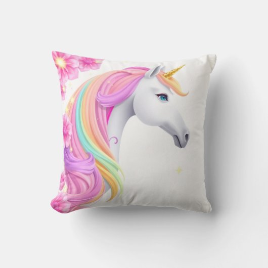Unicorn Throw pillow Kussen (Voorkant)