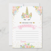 Unicorn Time Capsule Matching insert card Kaart (Voorkant)