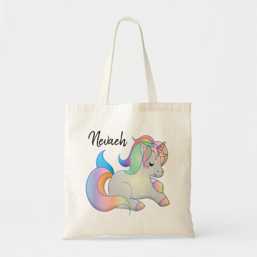 Unicorn Tote Bag (Voorkant)