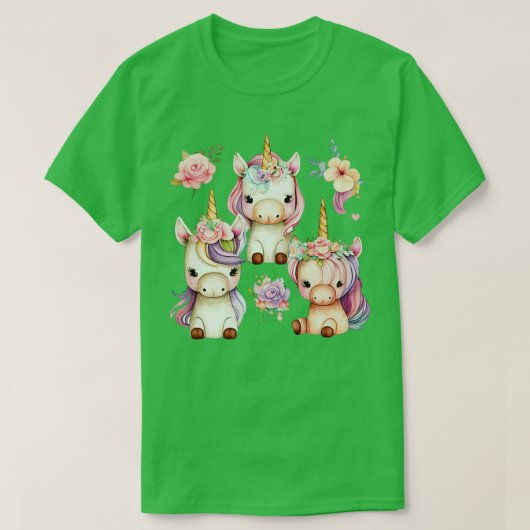Unicorn Trio T-shirt (Design voorkant)