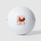 Unicorn Turkey Costume Golfballen (Voorkant)
