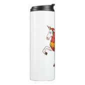 Unicorn Turkey Costume Thermosbeker (Gedraaid links)