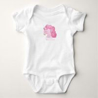 Unicorn Typography Baby Girl Pink Fantasy Baby