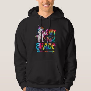 Unicorn uit derde klas, gelukkige laatste dag van hoodie