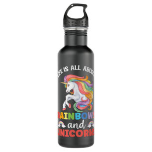 Unicorn Unicorns Women Horse Waterfles