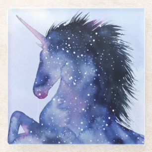 Unicorn Universe - Cosmic Glazen Onderzetter