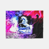 Unicorn Universe Fleece Blanket (Voorkant (Horizontaal))