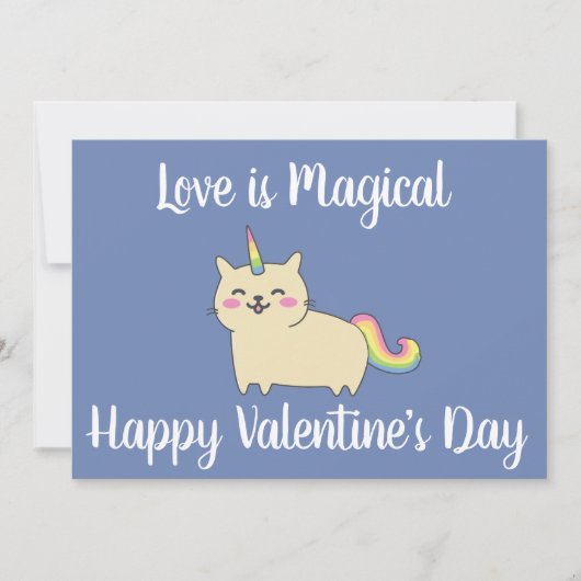 Unicorn Valentijnsdag kaart Unikitty (Voorkant)
