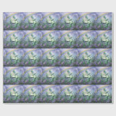 Unicorn van de boterbloem cadeaupapier (Vlak)