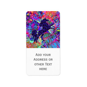 UNICORN VAN DE UNIVERSE multicolored Etiket
