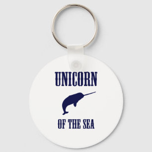 Unicorn van het Zee (Narwhal) Sleutelhanger