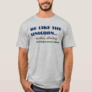 Unicorn Virgin Joke Mannen T-shirt