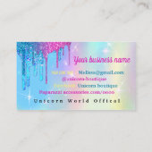 Unicorn Visitekaartje (Achterkant)