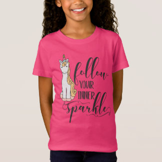 Unicorn Volg je innerlijke sprankelpartij T-shirt