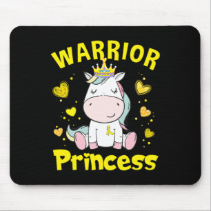 Unicorn Warrior Princess Childhood Cancer Awarenes Muismat