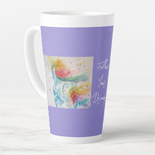 Unicorn Waterverf Dreams Coffee Mok schilderen