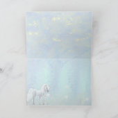 Unicorn Wenskaart Kaart (Binnen)