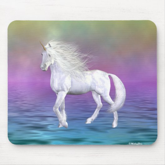 Unicorn White Beauty Muismat (Voorkant)