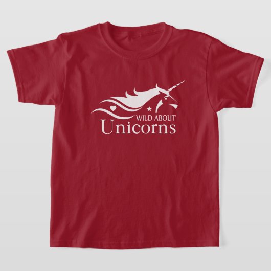 Unicorn - Wild about Unicorns T-shirt (Laagn)