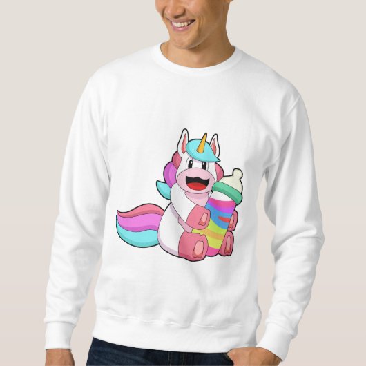 Unicorn with Baby bottle.PNG Trui (Voorkant)