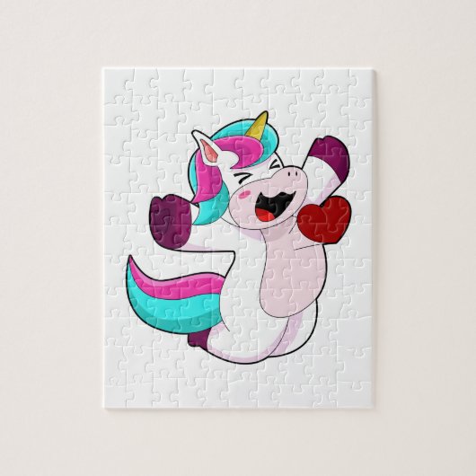 Unicorn with Heart Legpuzzel (Verticaal)