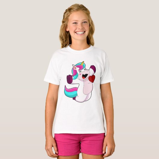 Unicorn with Heart T-shirt (Voorkant volledig)