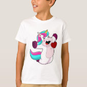 Unicorn with Heart T-shirt (Voorkant)