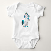 Unicorn with Soap bubbles Romper (Voorkant)