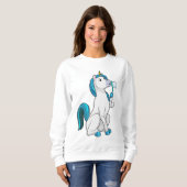 Unicorn with Soap bubbles Trui (Voorkant volledig)