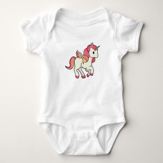 Unicorn with Wings Romper (Voorkant)