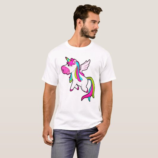 Unicorn with Wings T-shirt (Voorkant volledig)