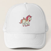 Unicorn with Wings Trucker Pet (Voorkant)
